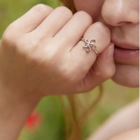 로아주 silver925 Lissome flower ring