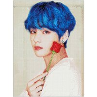 DIY 보석십자수 BTS 방탄소년단 큐빅페인팅 v1 뷔 40x50