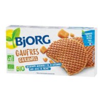 BJORG Caramel Waffles 비오르그 카라멜 와플 프랑스 쿠키 175g 6팩 6개