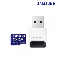 삼성 PRO Plus 스마트폰 마이크로SD 128GB 메모리카드 리더기