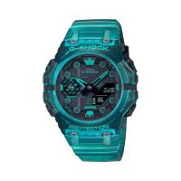 G-Shock 아날로그-디지털 탄소 코어 블루투스 반투명 파란색 GAB001G-2A