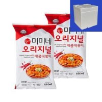 미미네 오리지널 매콤 떡볶이 냉동 570g 8봉 아이스박스