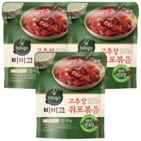 CJ제일제당 비비고 비비고 고추장 쥐포 볶음 60g x 3개