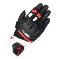 알파인스타 SP-5 GLOVES BLK WHT 오토바이 스쿠터 가죽 레더 숏 보호 글러브 장갑