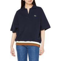 LACOSTE 라코스테 여성 니트 슬리브 스키퍼넥 폴로 셔츠 - 34