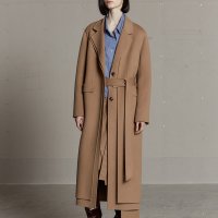 뮤제 MUSEE AVENUE Double Layered Wool Handmade Coat Camel