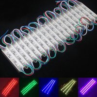 20PCS Lot LED 5050 3 LED Module 12V waterproof RGB Color changeable led modules lighting