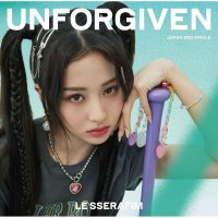 르세라핌 일본 앨범 CD 특전 포카 UNFORGIVEN 허윤진 반