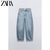 ZARA 자라 여자 TRF 여자 미드웨이스트 레깅스 청바지 8727022