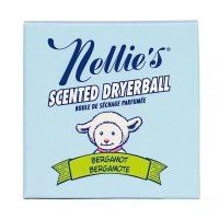 NELLIES Nellies 향기 나는 울 드라이어볼 - 베르가못 향 - 100 순수 뉴질랜드 울로 만들어졌으며 약 50개의 건조