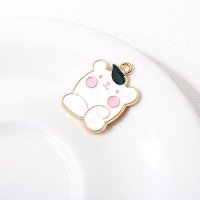 싼비즈 에폭펜던트 흰곰 18x23mm 1개 7356-19