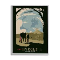 Visit Hyrule 판타지 야생 동물 캐릭터 프레임 벽 아트 Matheus Lopes Castro 디자인