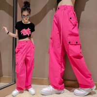 여아 카고바지 여름 9부 바지 girls casual pants A8