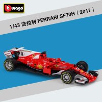 Burago 1 43 Ferrari SF70 2017 5 7 합금 F1 자동차 모델 다