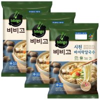 CJ제일제당 비비고 비비고 시원 바지락 칼국수 642g x 3개