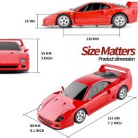 RC카 자동차장난감 RASTAR 페라리 F40 RC 자동차 1 24 스케일 원격 제어 모델