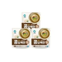 청정원 콩담백면 멸치국수404g x3개 냉장 단품