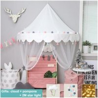 Nordic Baby Crib Netting Mosquito Net Tent Crib Cot Bed Canopy Kids Hanging Play Tent House for Girl