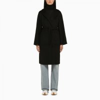 막스마라 BLACK CASHMERE COAT LILIAWO N