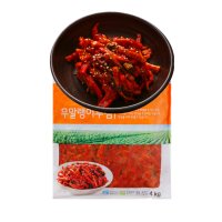 무말랭이무침 4kg 절임 무침 장아찌 가정용 시장반찬 밑반찬