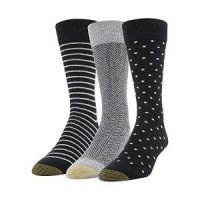 Gold Toe Mens Timeless Classics Crew Socks 3Pairs