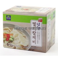 면사랑 남해 멸치 칼제비 180G 6개 수제비 MH 1080G