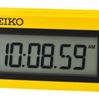 세이코 클락 Seiko Clock 알람 시계 탁상시계 디지털 스포츠 타이머 디자인 황 일부 흑