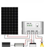 태양광패널 모듈 전지판 솔라 판넬 태양광발전 200w 태양 전지 패널 12v 충전