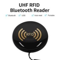 휴대용 UHF RFID 리더 USB 블루투스 연결 EU 미국 주파수 라이터