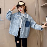 여아 아우터 봄가을 주니어 데님 재킷 상의 girls denim jacket A25