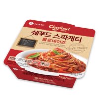 롯데푸드 쉐푸드 사각 볼로네이즈 스파게티220g