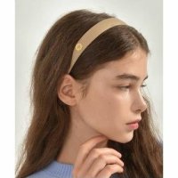 헤즈 HAS Light Leather Logo Hairband - HAS HB036