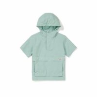 스노우피크 APPAREL 키즈 루트 반팔 아노락 Mint S23MKRAN85