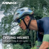 TANKE Ultralight LED Cycling Helmet Man Women Bicycle Helmet MTB Road Mountain Bike Helmet For Ridin