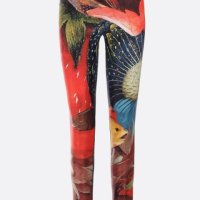 알렉산더맥퀸 N26 알렉산더 맥퀸 여성 레깅스 Hieronymus Bosch lycra leggings