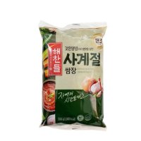 CJ제일제당 해찬들 사계절 쌈장 리필용 500g 5개