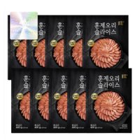 임꺽정푸드시스템 반찬단지 훈제오리 슬라이스 800g X 10개 오리고기 캠핑요리 바베큐