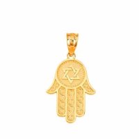 Jewish Jewelry 다윗의 별 참 Hamesh 핸드 함사 펜던트