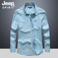 JEEP SPIRIT 봄 긴팔 셔츠 남자 직장인 고급 정장셔츠