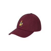 LOLONG 골프화 자수 모자 버건디 Golf Shoe Burgundy Needlepoint Hat