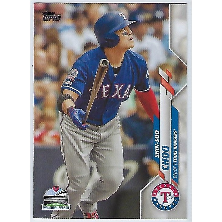 추신수 2020 TOPPS Series 2 야구카드 MLB카드 텍사스 레인저스 Texas Rangers  1개