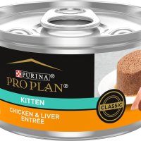 Purina Pro Plan 클래식 치킨 그레인 프리 키튼 앙트레 고양이 사료 통조림 3온스 24강아지입