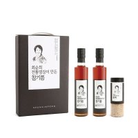 최순희 참기름+통깨 세트 참기름 300ml 2병 + 통깨 100g 1개