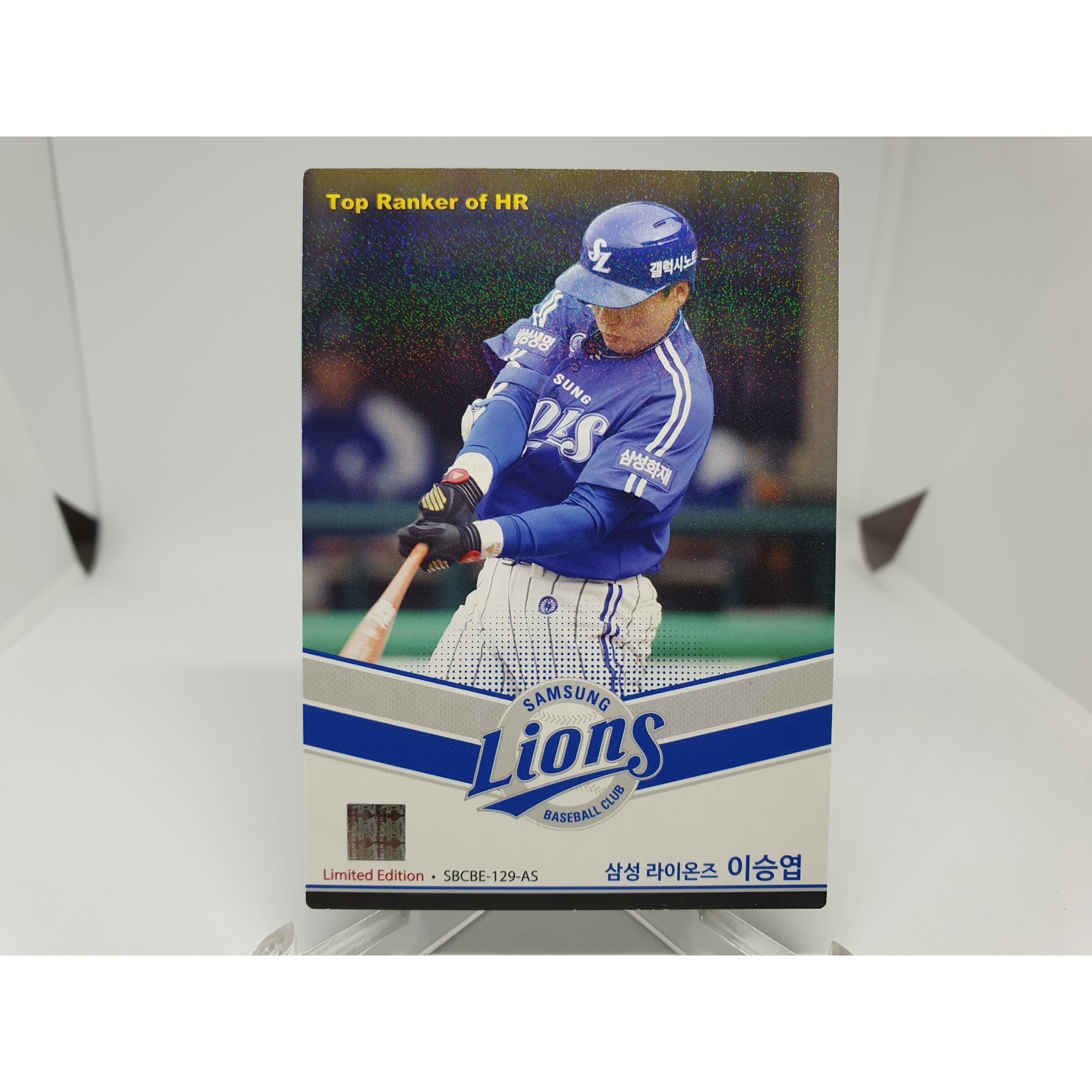 2014-15 슈퍼스타 베이스볼 슈베카 블루에디션 이승엽 올스타 Top Ranker of HR 인서트카드 삼성 라이온즈  1개