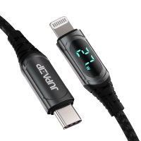 주파집 LED 디스플레이 27W USB C타입 to 라이트닝 고속충전 케이블