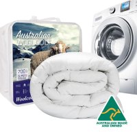 Australian Woolcomfort 오스트레일리안 울컴포트 머신 워셔블 메리노 울 퀼트 킹 700GSM