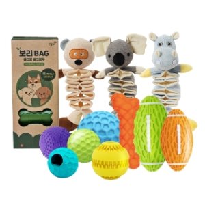 신나개 강아지 장난감 랜덤박스 4종 SET 노즈워크 터그놀이 삑삑이 산책용품 - 소중한 내 아이를 위한 완벽한 구성