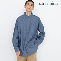 나나미카 NANAMICA Regular Collar Chambray Shirt 23A SUGF359