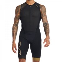 2XU Light Speed Front Zip Trisuit 블랙골드 철인3종 트라이애슬론 경기복