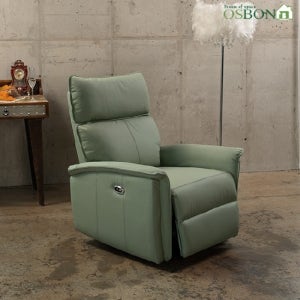 도브 1인용 리클라이너 황소 면피가죽소파